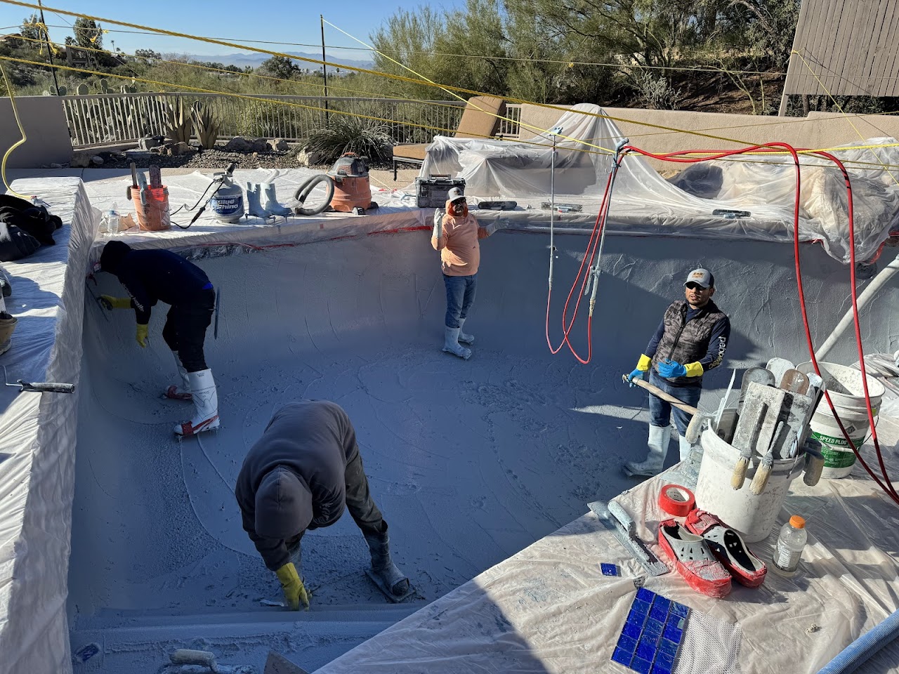 MMG Arizona Pool Plastering project
